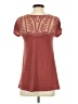 Jolt Burgundy Short Sleeve Top Size XS - photo 2