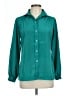 Assorted Brands Teal Long Sleeve Blouse Size 12 - photo 1
