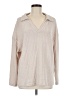 Shein Tan Long Sleeve Polo Size 6 - photo 1