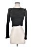 Fashion Nova Black Long Sleeve Top Size S - photo 1