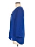 DR2 100% Polyester Blue 3/4 Sleeve Blouse Size M - photo 5