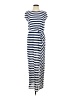Chico's 100% Rayon Stripes Blue Casual Dress Size Sm Petite (0) - photo 1