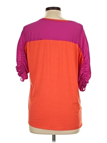 Per Se By Carlisle 3/4 Sleeve Silk Top (view 2)