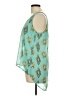 Annabelle 100% Polyester Teal Sleeveless Blouse Size L - photo 5