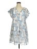 Unbranded 100% Polyester Paisley Blue Casual Dress Size XL - photo 1