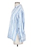 CAbi Stripes Blue 3/4 Sleeve Blouse Size S - photo 5