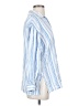 CAbi Stripes Blue 3/4 Sleeve Blouse Size S - photo 4