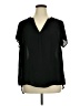 Torrid 100% Polyester Black 3/4 Sleeve Blouse Size 1X Plus (1) - photo 1