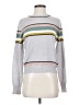 27 miles 100% Cashmere Stripes Gray Cashmere Pullover Sweater Size S - photo 1