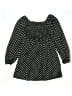 Gap Kids 100% Polyester Polka Dots Black Dress Size 8 - photo 1