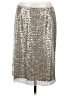 Chico's Metallic Silver Formal Skirt Size Med (1.5) - photo 1