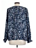 Jessica Simpson Blue Long Sleeve Blouse Size L - photo 2