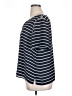 Banana Republic 100% Polyester Stripes Black Short Sleeve Top Size XL - photo 5