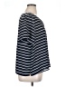 Banana Republic 100% Polyester Stripes Black Short Sleeve Top Size XL - photo 4