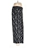 Nine West 100% Polyester Print Black Casual Pants Size L - photo 4
