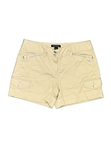 White House Black Market Khaki Shorts (view 1)
