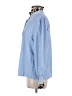 Unbranded 100% Polyester Houndstooth Blue Long Sleeve Blouse Size S - photo 5