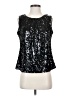 Calvin Klein 100% Polyester Black Sleeveless Blouse Size S - photo 1