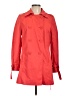 Tahari Red Trenchcoat Size L - photo 1