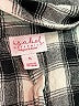 Isabel Maternity 100% Rayon Checkered-gingham Silver Long Sleeve Button-Down Shirt Size Sm Maternity - photo 6