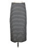 Ann Taylor LOFT Stripes Black Casual Skirt Size S - photo 1