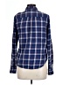 Forever 21 Plaid Blue Long Sleeve Button-Down Shirt Size L - photo 2