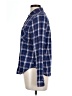 Forever 21 Plaid Blue Long Sleeve Button-Down Shirt Size L - photo 5