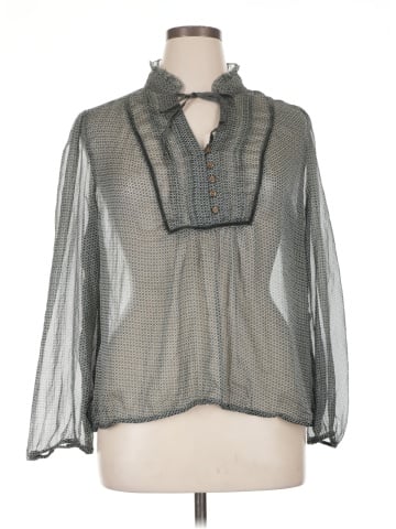 a.n.a. A New Approach Long Sleeve Blouse (view 1)