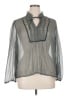 a.n.a. A New Approach 100% Polyester Gray Long Sleeve Blouse Size 1X - photo 1