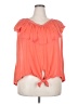 New York Laundry 100% Polyester Orange Sleeveless Blouse Size 2X - photo 1