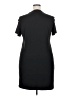 Shein Curve 100% Polyester Solid Black Casual Dress Size 2X - photo 2