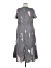 Unbranded 100% Polyester Graphic Gray Casual Dress Size 2X - photo 2
