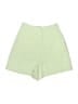Zara Solid Green Shorts Size S - photo 2