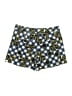 Sportmax 100% Cotton Argyle Blue Shorts Size 8 - photo 2
