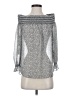 Rebecca Minkoff 100% Polyester Silver 3/4 Sleeve Blouse Size S - photo 1
