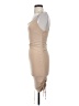 Forever Rose Couture Solid Tan Cocktail Dress Size S - photo 5