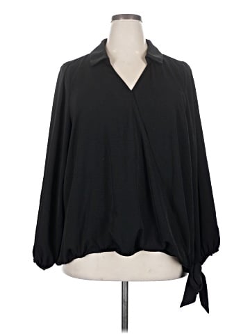 B Collection by Bobeau 3/4 Sleeve Blouse (view 1)