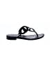 Hermès 100% Leather Black Sandals Size EU 37 1/2 - photo 1