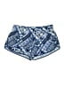 Danskin Now 100% Polyester Paisley Blue Shorts Size 20 - photo 1