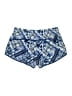 Danskin Now 100% Polyester Paisley Blue Shorts Size 20 - photo 2