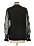 Unbranded Black Long Sleeve Blouse Size L - photo 2