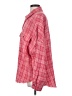 Zara Tweed Red Long Sleeve Button-Down Shirt Size L - photo 5