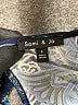 Sami & JO Paisley Blue Cocktail Dress Size L - photo 7