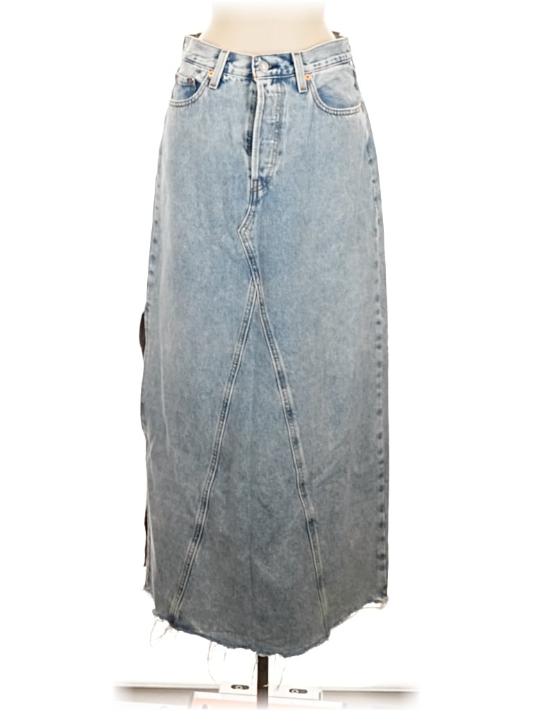 Pre-owned Levi's Denim Skirt In Blue