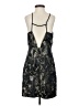 Millau 100% Polyester Paisley Black Cocktail Dress Size S - photo 2