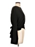 Lily Rain 100% Polyester Black Long Sleeve Top Size L - photo 4