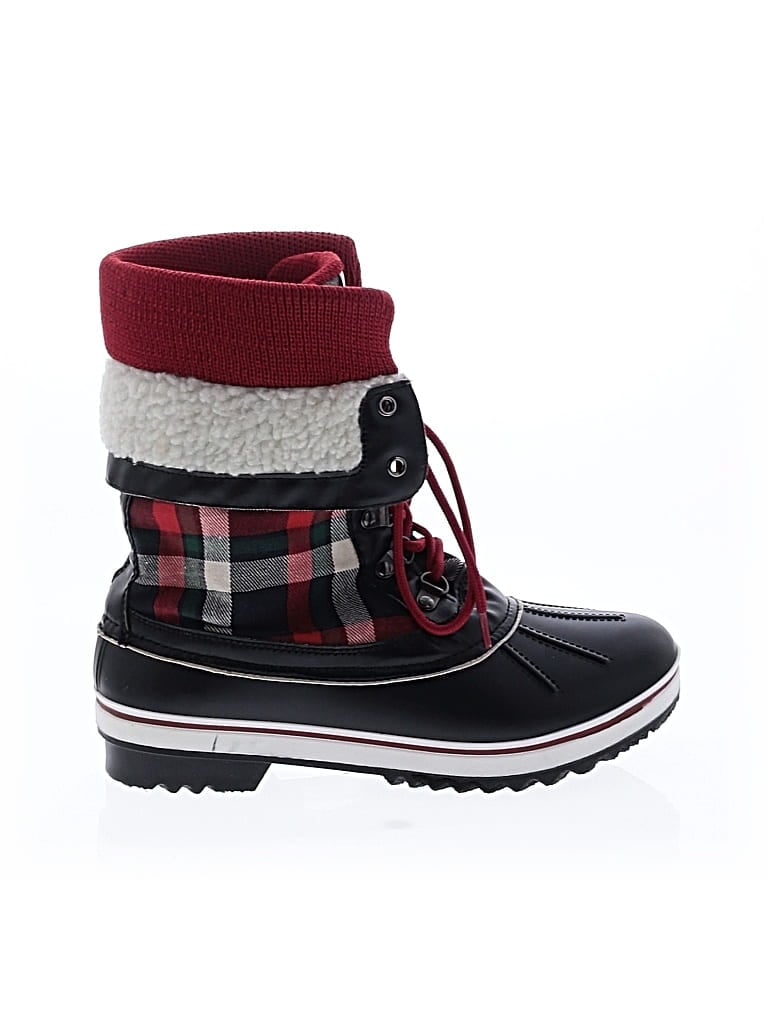 Pre-owned Forever Rain Boots In Black