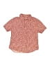 Crewcuts 100% Cotton Hearts Red Short Sleeve Button-Down Shirt Size 10 - photo 1