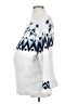 Isabel Maternity Chevron-herringbone White Turtleneck Sweater Size XS Maternity - photo 5