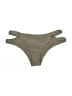 Mikoh Solid Green Swimsuit Bottoms Size Med (2) - photo 1